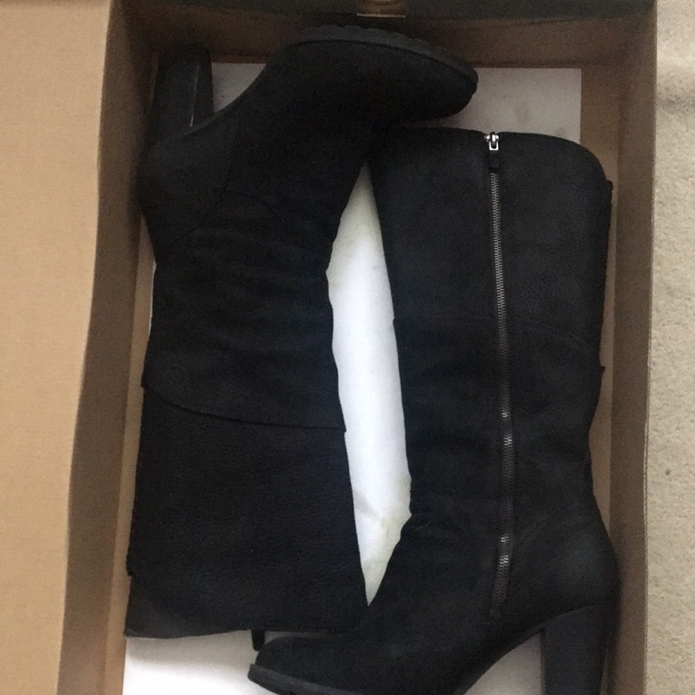 Black Timberland leather boots size 11